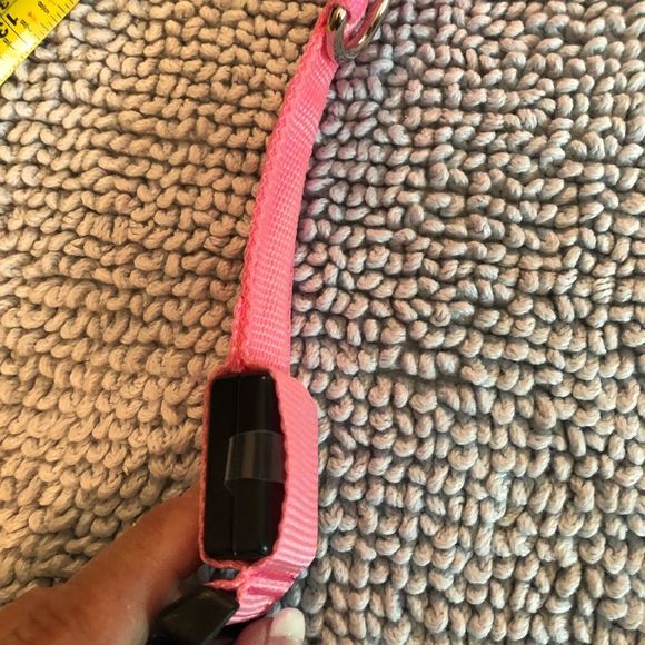 Dog collar light up blue med dog - Picture 4 of 5